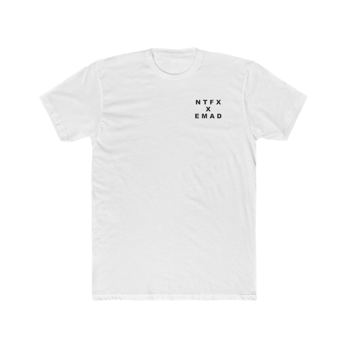 N T F X x E M A D National Squat Record Fitted T-Shirt