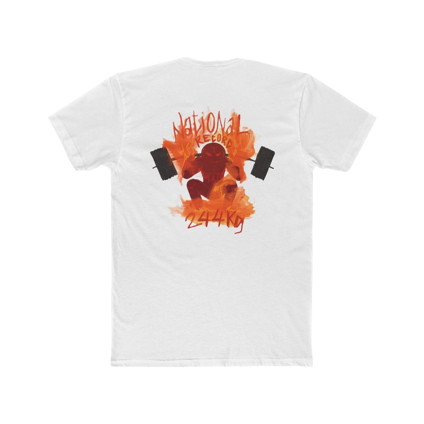 N T F X x E M A D National Squat Record Fitted T-Shirt