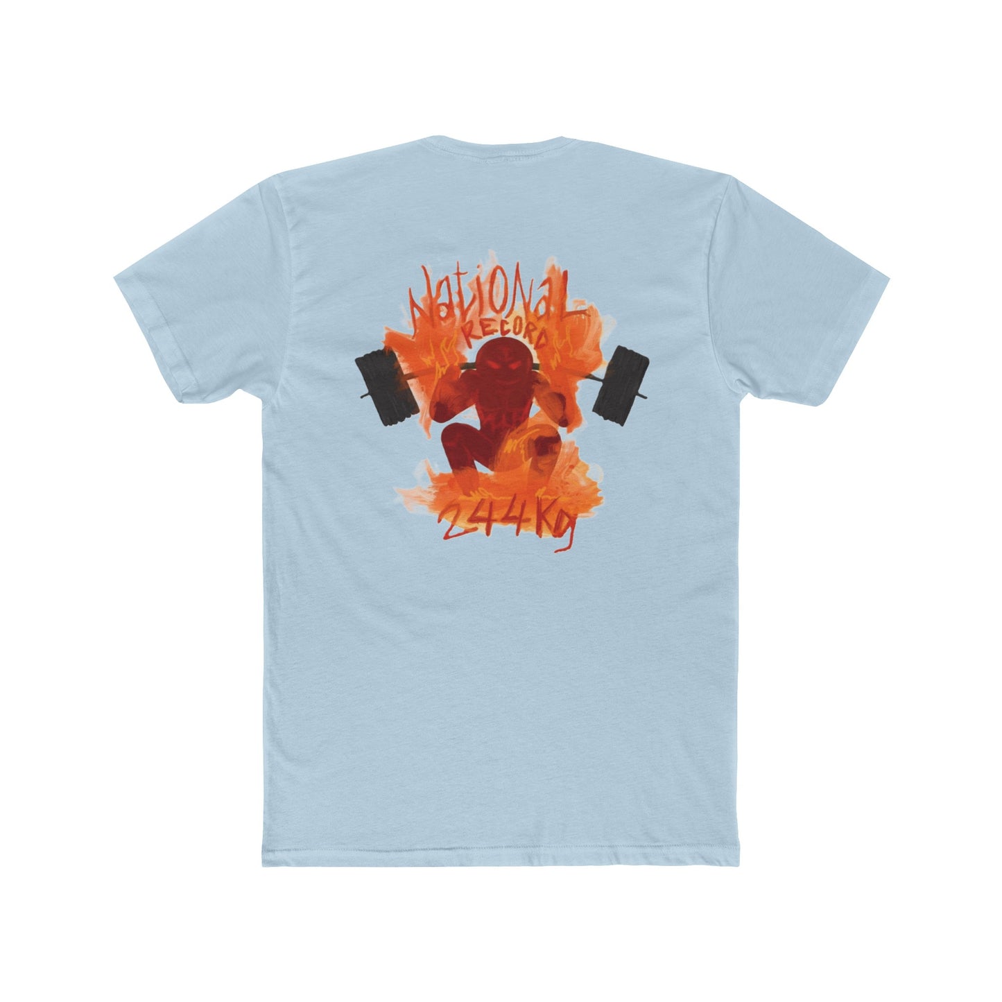 N T F X x E M A D National Squat Record Fitted T-Shirt