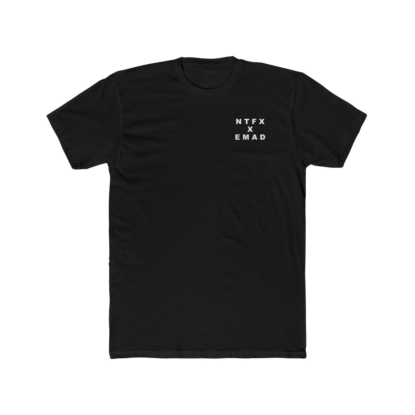 N T F X x E M A D National Squat Record Fitted T-Shirt