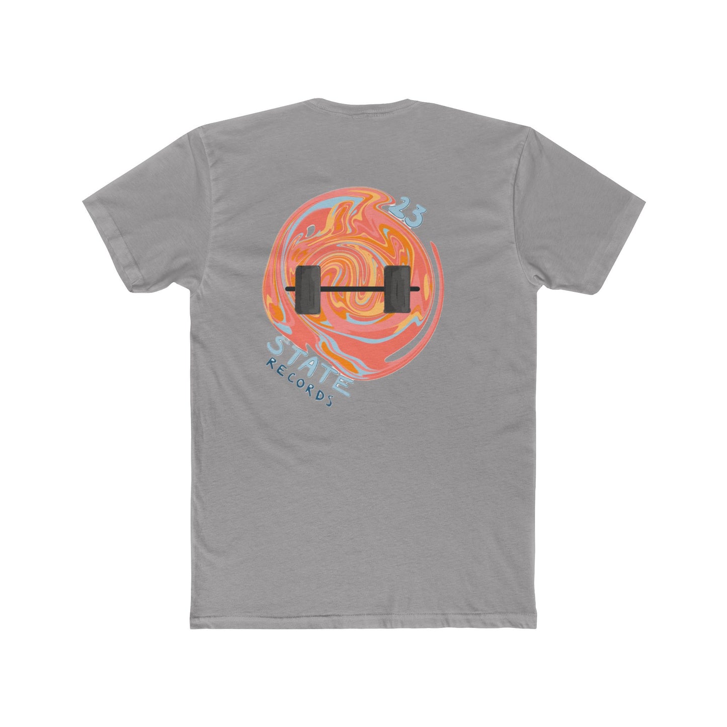N T F X x E M A D STATE RECORDS FITTED T-SHIRT
