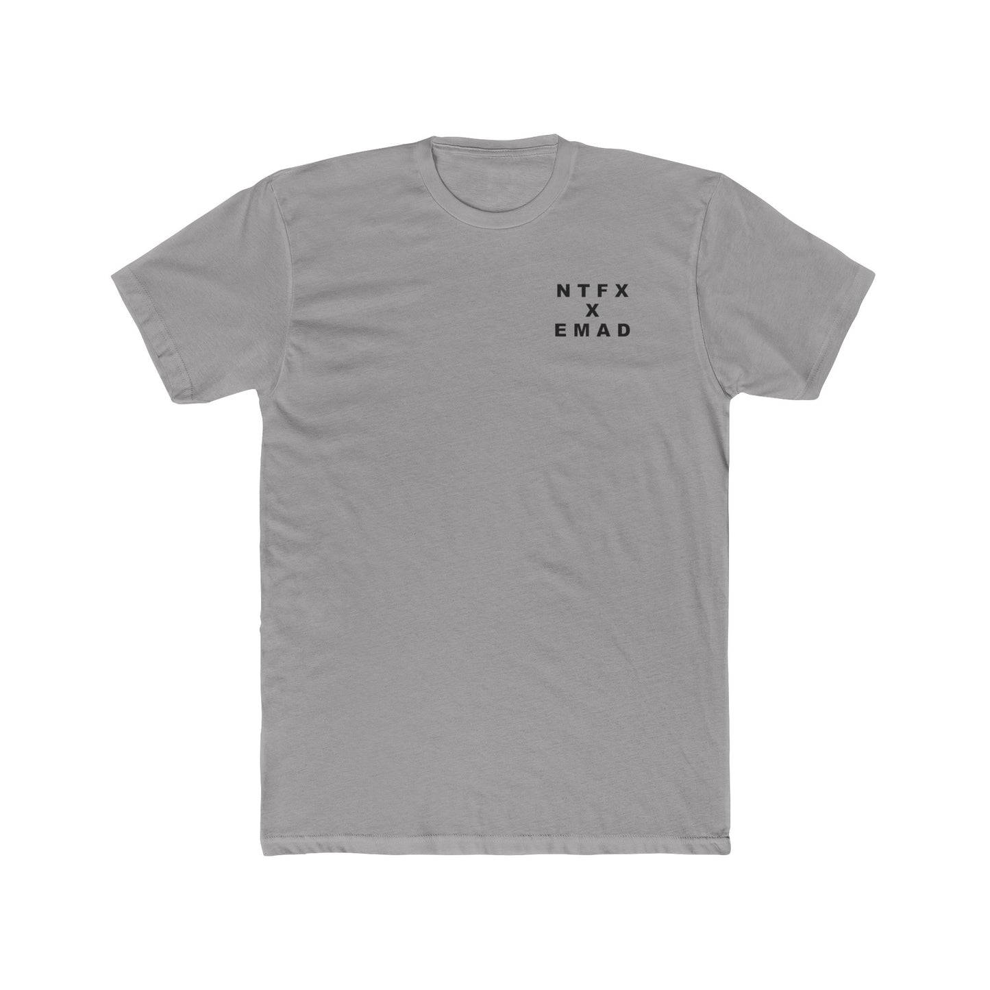 N T F X x E M A D National Squat Record Fitted T-Shirt