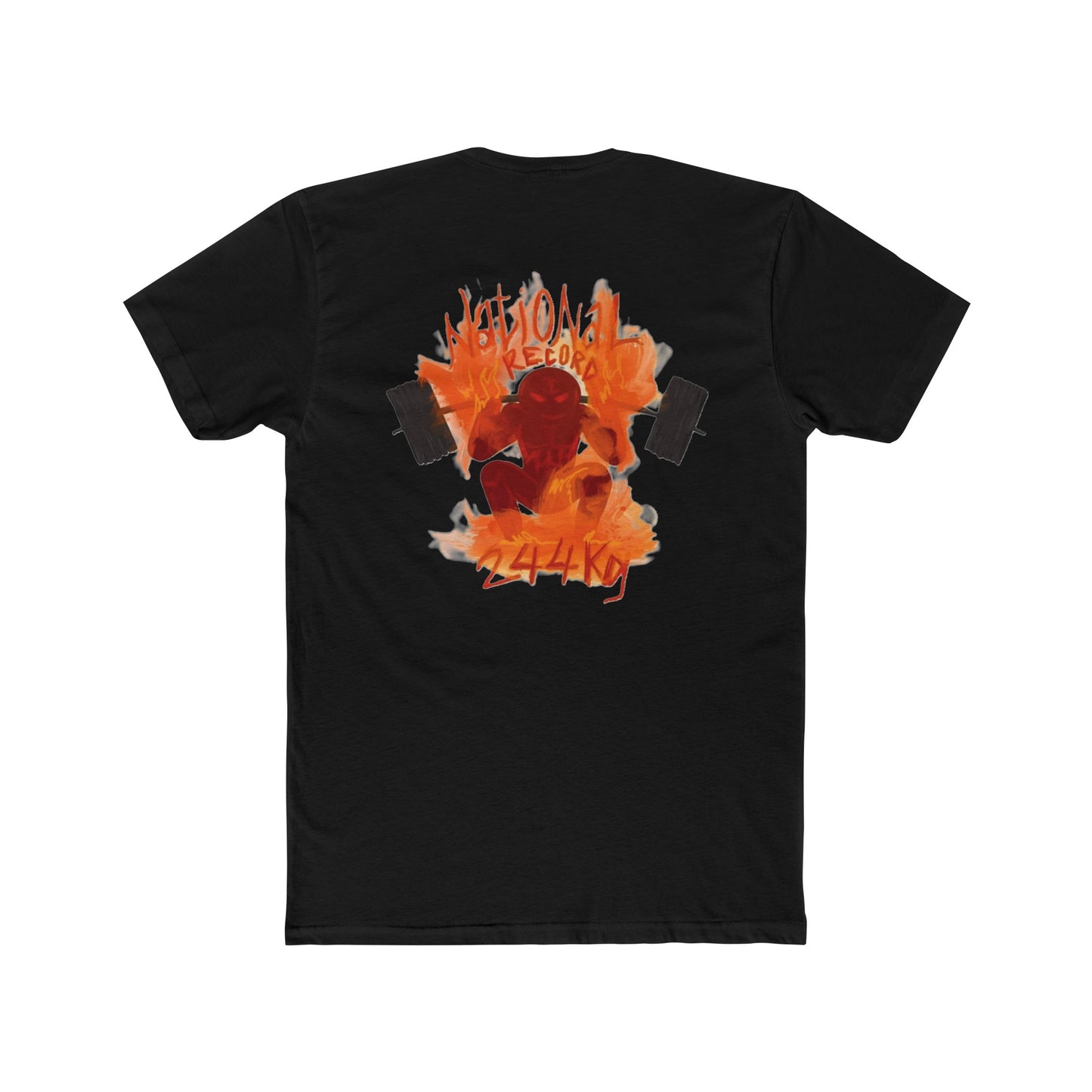 N T F X x E M A D National Squat Record Fitted T-Shirt