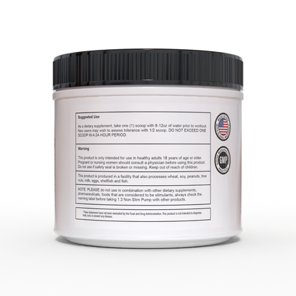 1.3 PREWORKOUT | NON-STIM PUMP PREWORKOUT