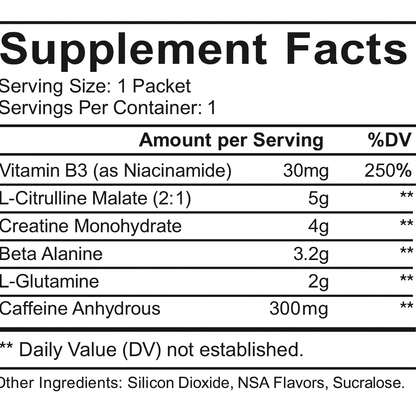 1.1 Pineapple High Stim Pre-Workout Sampler