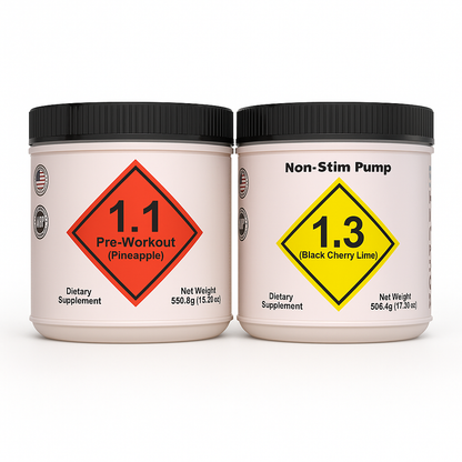 High Stim and Non-Stim pre-workout Stack