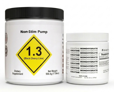 creatine and 1.3 non-stim pre-workout bundle